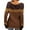 Coffee, variant on TJAZFJPA Black Cropped Sweater Women's Autumn Winter Long Sleeve Knit Sweater with Striped Patchwork Round Neck Elegant Floral Crochet Top for Office Wear Green Sweater Women V Neck