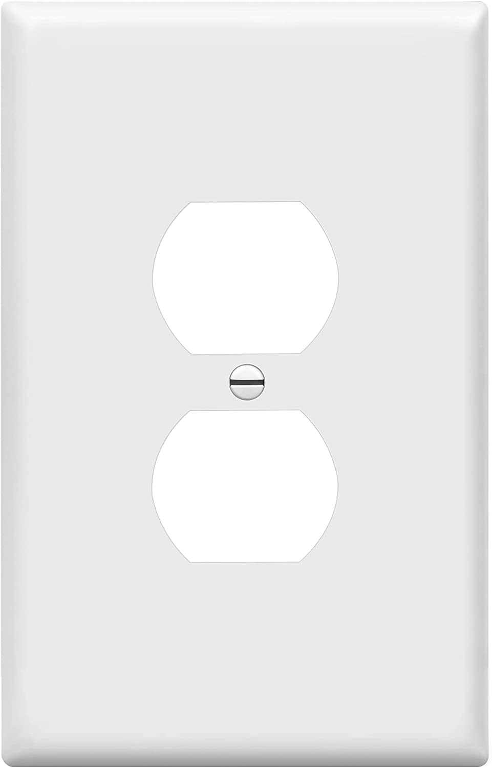 Wall Cover Plate, 1 Gang GFCI, White Plastic, 1 Pack. In Stock. Ships  Today. - Cable Protector Works - Elasco Wheel Chocks, Cable Protectors and  Cable Ramps %