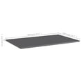 thumbnail image 4 of vidaXL Bookshelf Boards 4 pcs High Gloss Grey 80x50x1.5 cm Engineered Wood, 4 of 4