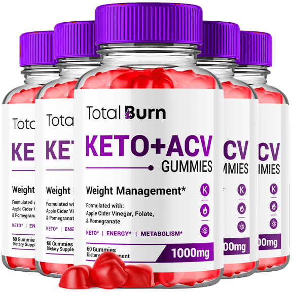 Total Burn Keto ACV Gummies Advanced 1000MG Formula TotalBurn Fitness Supplement 300 Gummies