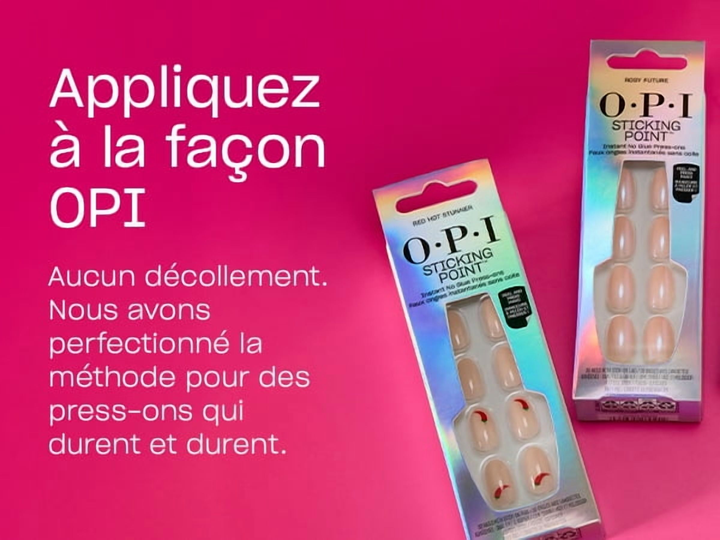 OPI Sticking Point Instant No Glue Press-On False Nails