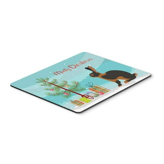 Carolines Treasures  Tan Rabbit Christmas Mouse Pad - Hot Pad or Trivet