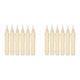 thumbnail image 1 of Velas Cónicas Sin Llama LED Primitivas Sumergidas A Mano Cera Real () Blanco, 1 of 3