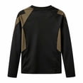 thumbnail image 6 of Unisex Children Athletic Tee, Color Block Long Sleeve Sports Running Shirt, 6 of 6