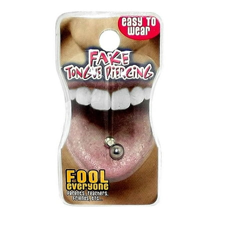 Fake Tongue Piercing