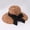 Coffee, variant on CHENge Women's Korean Style Wide Brim Straw Sun Hat Floppy Beach Cap for Summer Outdoor
