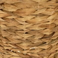 thumbnail image 5 of Wicker Waste Basket, Woven Leaf Basket with Wire Frame, Trash Bin or Storage Basket for Bedroom, Bathroom, Office and More, 5 of 5