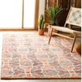 thumbnail image 2 of SAFAVIEH Aspen Christabella Geometric Floral Wool Area Rug, Pink/Orange, 3' x 5', 2 of 7