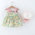 thumbnail image 3 of Ruyang Toddler Baby Dress Clothes Tween Girl Sleeveless Floral Boh𝐨 Dresses Bowknot Sundress UPF 50+ Sun Protection, 3 of 6