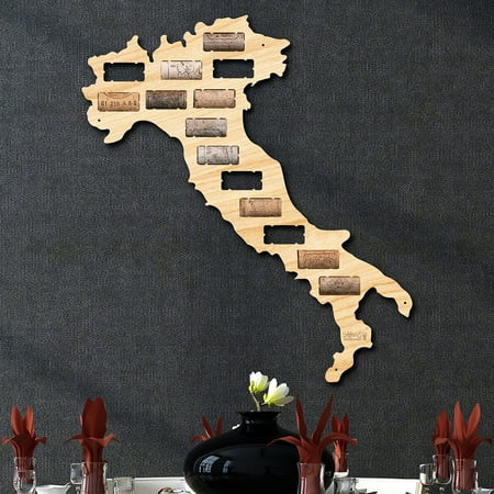Italian Wine Boxes - Italy Wine Cork Map