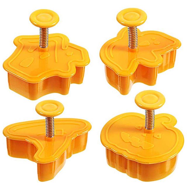 Wweixi 1 Set Biscuit Molds Halloween Themed Baking Fittings Embossed Mould Cake Decorating Tools Easy To Clean Cookie Cutter No.1 1Set