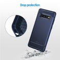 thumbnail image 5 of JETech Slim Fit Case for Samsung Galaxy S10 Plus S10+, Thin Phone Cover with Shock-Absorption and Carbon Fiber Design (Blue), 5 of 7