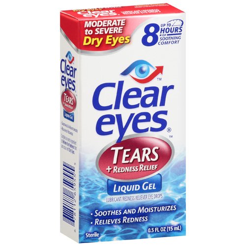 Prestige Brands Clear Eyes Lubricant/Redness Reliever Eye Drops, 0.5 oz