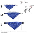 thumbnail image 3 of Washable Comfortable Adjustable For Small,Middle,Large Dog Cute With Collar Walking Dog Supplies Pet Accessories Dogs Bandana Pet Triangle Towel Cats Scarf BLACK M, 3 of 8