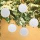 thumbnail image 3 of Adornos de bolas de Navidad de 3,15 pulgadas, 12 piezas de bolas de espuma con lentejuelas brillantes, decoraciones navideñas inastillables, bolas colgantes de Navidad para árboles de Navidad,, 3 of 5