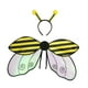 thumbnail image 5 of Disfraz infantil de alas con diadema, disfraz de animal para Halloween para actuaciones Amarillo, 5 of 8