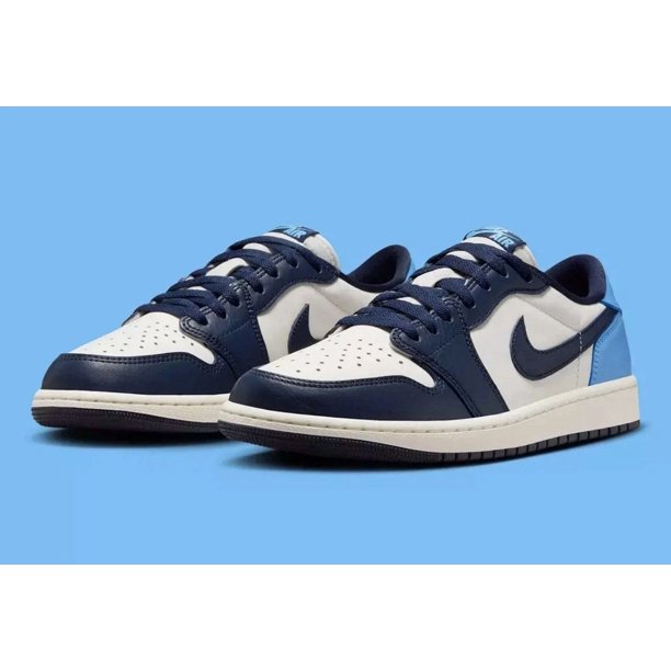 A i r-Jor-dan 1 Retro Low OG Men Multi Sz Obsidian/University Blue-Sail CZ0790 400