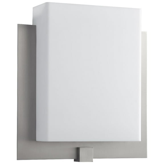 3-523-224-EM Oxygen Lighting Pathways - 10.1W 1 LED Wall Sconce with Emergency-15 Inches Tall and 13.75 Inches Wide-Satin Nickel Finish