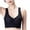 Black, variant on Penkiiy Women Bras Women's Bra Soild Wire Free Underwear One-Piece Bra Everyday Underwear Army Green Bras