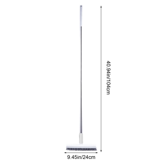 5-in-1 Floor Scrubber,Floor Gap Brush, Floor Scrubbers Cleaning Supplies, Window Screen Scrub Brush with Long Handle, Corner Brush for Kitchen Bathroom and Balcony