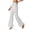 White, variant on Women's Straight Wide Leg Dress Pants Stretchy Work Pants Business Casual Slacks with Pockets White,2XL