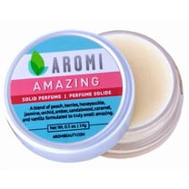 Aromi Amazing Solid Perfume | Fruity, Floral Fragrance for Women, Wax-Based Scent,  Stocking Stuffer (Amazing)