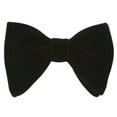 thumbnail image 1 of Guardoinrt Fashionable Velvet Big Bowtie Multiple Colors Available Comfortable And Wear Resistant Bow Ties Black, 1 of 6