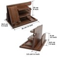 thumbnail image 3 of Organizador de escritorio Gifts Wood para teléfono, para hombre, 3 of 7