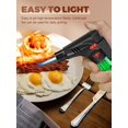 thumbnail image 2 of 4-Pack Torch Lighters, Powerful Windproof Jet Flame, Butane Gas Refills with Safety Lock, Mini Torch Lighters for Candles, Fireworks (Gas Not Included), 2 of 4