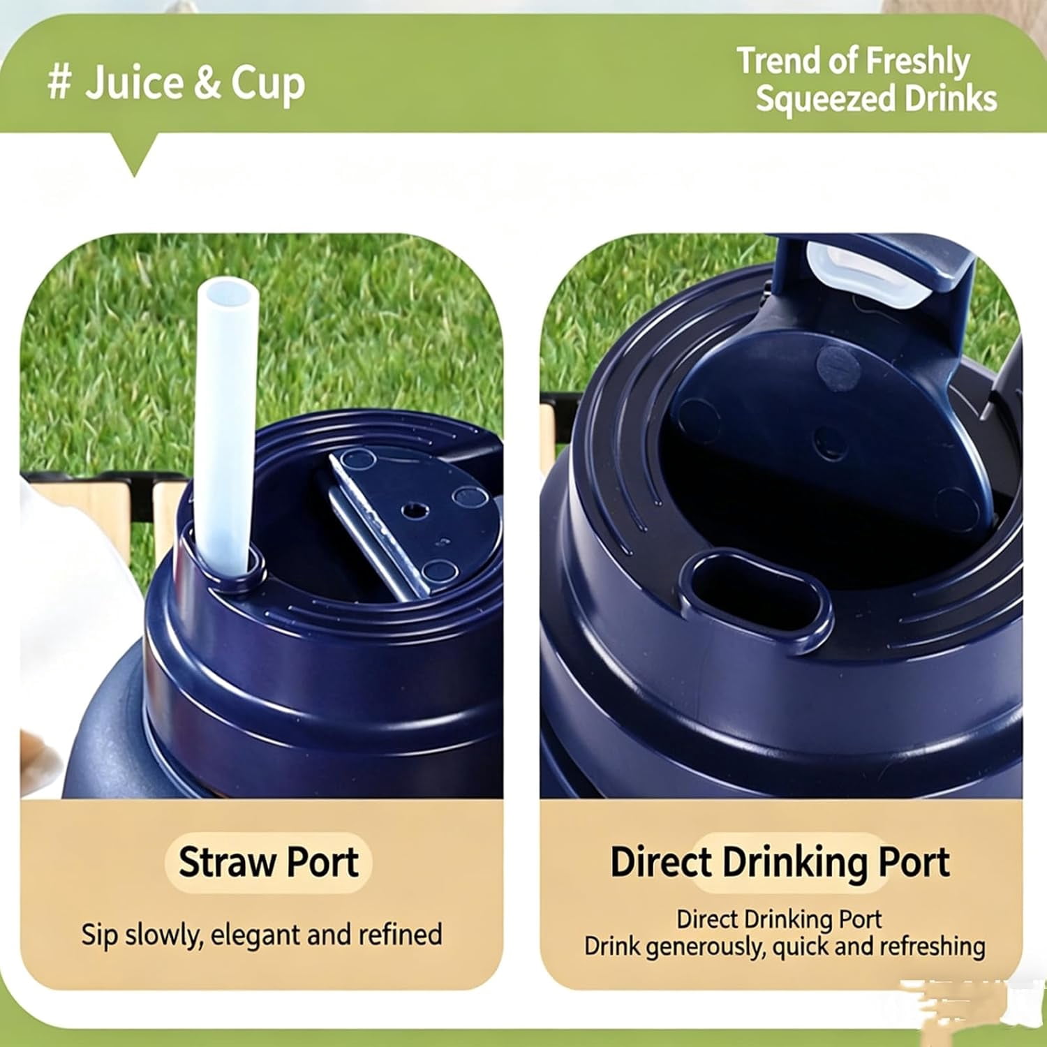 Wireless Juicer Cup,44oz Portable Electric Juicer Blender, New Household Appliances Juicers Comes with 38 Blades,Personal Size Blender for Shakes and Smoothies (B, 800ml)