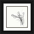 thumbnail image 1 of Lee, Judson 26x26 Black Ornate Wood Framed with Double Matting Museum Art Print Titled - Tulips, 1 of 4