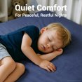 thumbnail image 5 of Ophanie Twin Size Fitted Mattress Protector - Waterproof, Breathable, Noiseless, Fits 6"-14" Deep Mattresses, Navy Blue, 75" x 39", 5 of 10