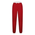 thumbnail image 4 of asjyhkr Womens Sweatpants with Pockets Jogger Elastic Waist Drawstring Athletic Running Gym Workout Pants, 4 of 5