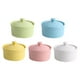 thumbnail image 3 of EeaseMX Juego de 5 cuencos de cerámica para soufflé y pudín con tapa (colores surtidos), 3 of 7