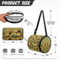 thumbnail image 7 of ZIATUBLE Sunflower Toilet Paper Holder Oil Painting Towel Dispenser Cover with Smooth Zipper Roll Paper Storage Bag Reusable Storage Organizer Universal Carrying and Storage Case, 7 of 7
