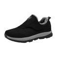 thumbnail image 5 of Walking Boots Womens Mens Comfort Athletic Fleece Lined Warm Slip on Winter Snow Work Ankle Booties, 5 of 8