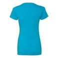 thumbnail image 3 of Ladies' CVC T-Shirt - TURQUOISE - XS, 3 of 5