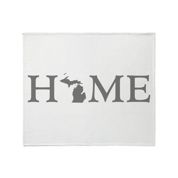 CafePress - Michigan Home Throw Blanket - Soft Fleece Throw Blanket, 50"x60" for All Ages