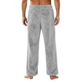 thumbnail image 5 of CYiJun George Plush Pajama Pants for Men,Comfy Fuzzy Sleep Pant with Pockets Drawstring Fleece Soft Winter Pj Bottoms, 5 of 6