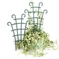 thumbnail image 6 of Haidf 6Pcs Small Trellis, Stackable Plastic Trellis for Climbing Plants, Garden Lattice for Potted Plants, Bean, Cucumber, Pea, and Indoor Outdoor Plants, Flower Pot Support, 10" x 5.9", Green, 6 of 9