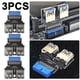 thumbnail image 1 of Conector 19 Pines A Tipo C/Dual USB para WIN /LINUX/MAC (doble Hacia Arriba), 1 of 8