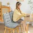 thumbnail image 5 of Clearance!High Back Chair Cushions with Ties, One-Piece Non-Slip Chair Cushion for Dining Chair, Thickened Soft Garden Seat Pads for Dining Kitchen Office Furniture Chair, 5 of 7