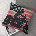 thumbnail image 7 of Motorcycle US Flag Plush Body Pillow Cover Soft Pillowcases Double-Sided Long Throw Pillow Covers, 7 of 7