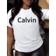 thumbnail image 1 of 1pc Women's Casual Fashion Letter Printed T-shirt - Round Neck, Short Sleeve, Suitable for Summer and Spring, Women's Clothing, 1 of 4