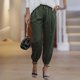 thumbnail image 4 of Pantalones Lápiz Pantalones casuales de mujer Pantalones de mujer de moda Pantalones de bolsillo para mujer (Verde M) Ygjytge para Mujer Verde T L, 4 of 7