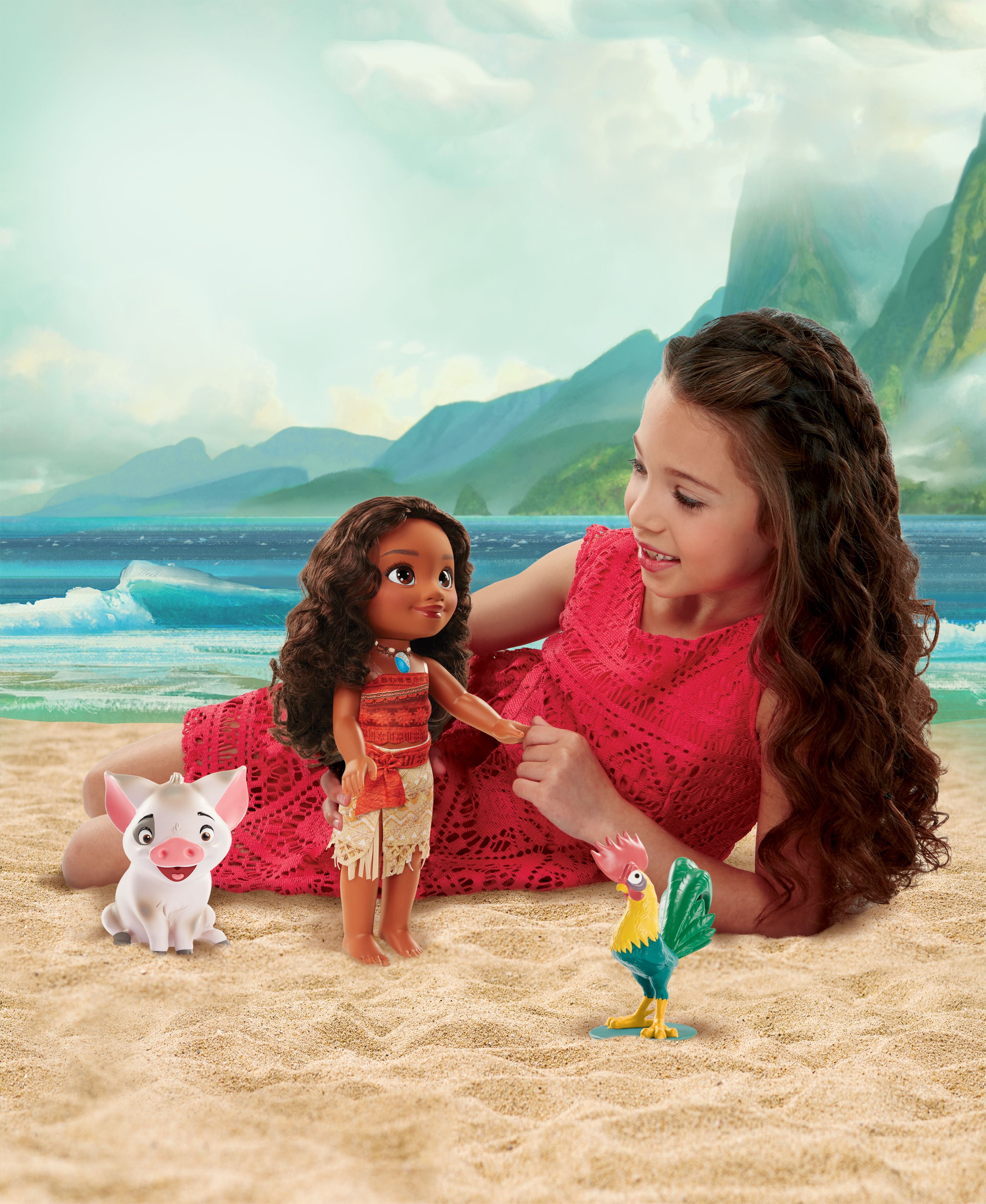 disney princess moana singing doll includes animal friends pua and heihei
