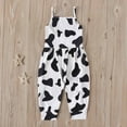 thumbnail image 5 of QIPOPIQ Toddler Girl Clothes Clearance Children's Summer Romper Printing Sling Sleeveless Backless Short Jumpsuit Outfits, 5 of 9