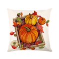 thumbnail image 1 of Ramiter Thanksgiving Fall Home Sofa Cover Decor Cushion Pillowcase Zipper Silk Pillowcase, 1 of 3