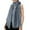 Dark Gray, variant on Womens All Season Fashion Scarf Solid Linen Beach Strip Wrap Shawl Accessory