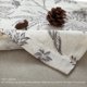 thumbnail image 4 of Cortina con cenefa Jinchan de lino floral para cocina, 40 x 120 cm, color gris, 4 of 7